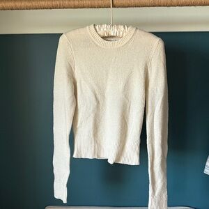 Abercrombie & Fitch Ivory Knit Pullover